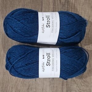 Stroll Knit Picks Stroll Fingering Weight Yarn in Blue quantity 2